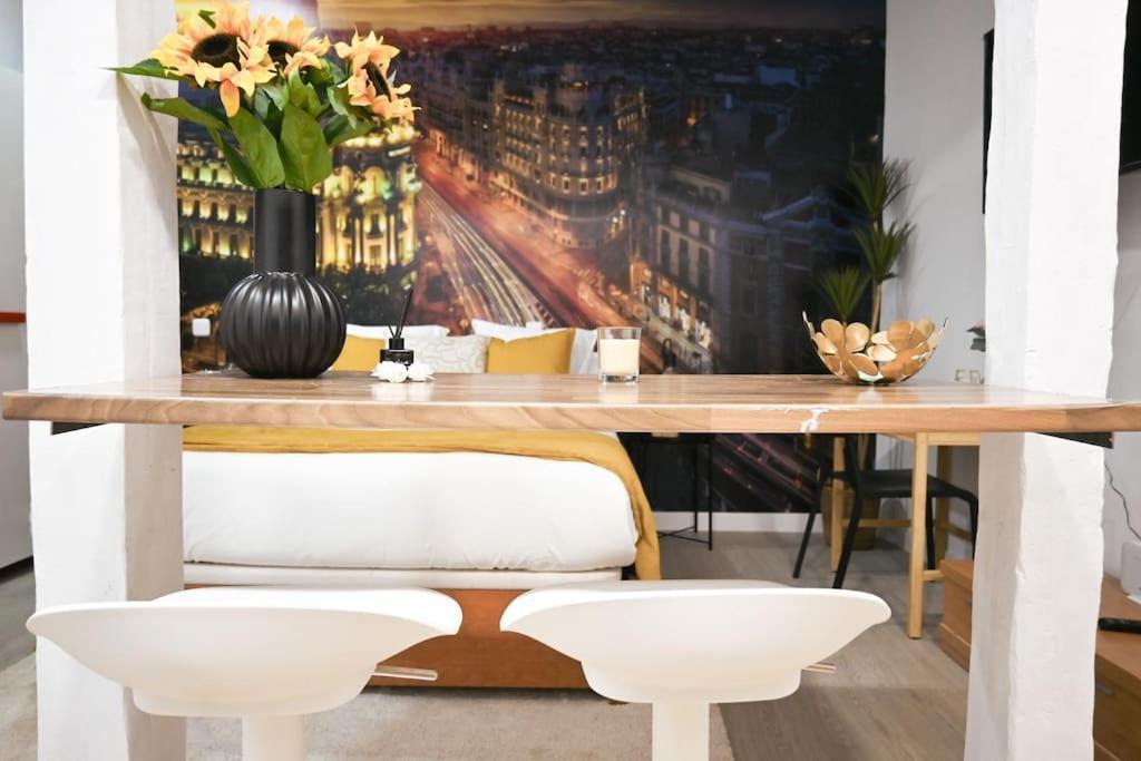 Agradable Apartamento Temporal De 1 Dormitorio En Madrid Pez30 Exterior foto