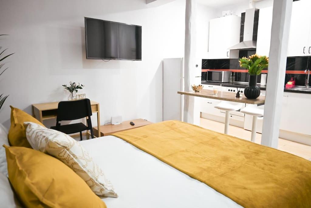 Agradable Apartamento Temporal De 1 Dormitorio En Madrid Pez30 Exterior foto